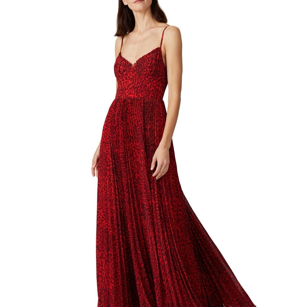 Fame and Partners Christmas Party Red Garment Dress Gown (A035)